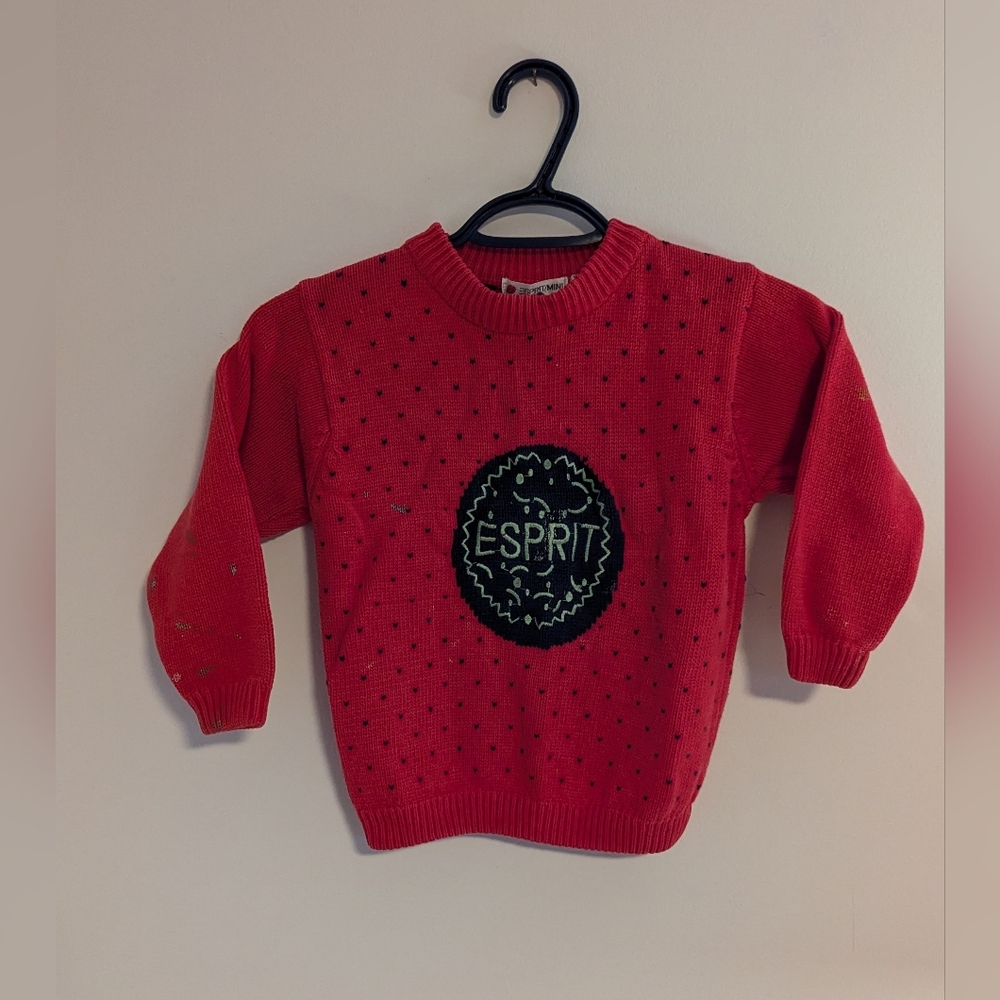 Esprit Mini Red Sweater - Kids Size Small